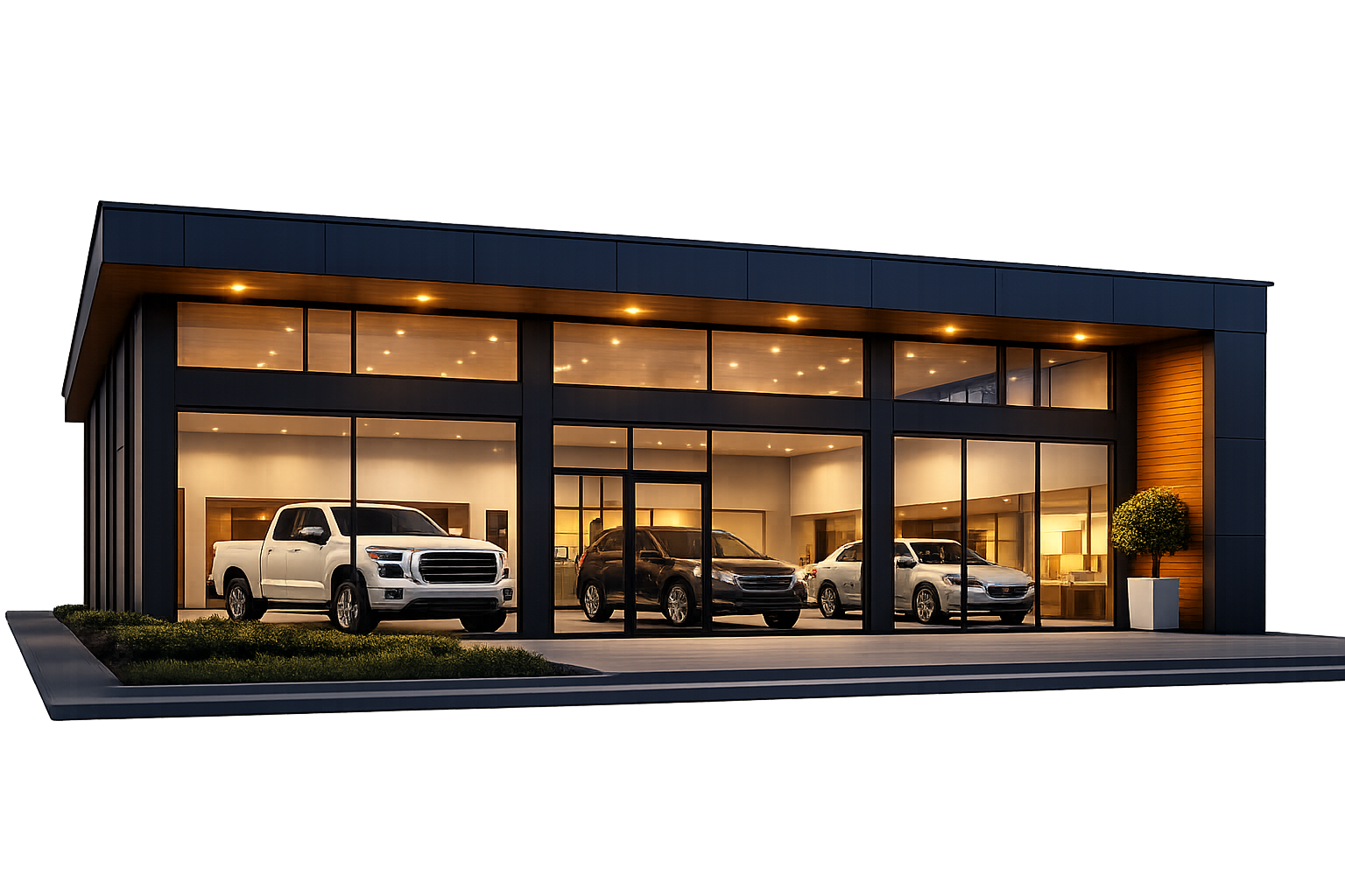 Modern dealership